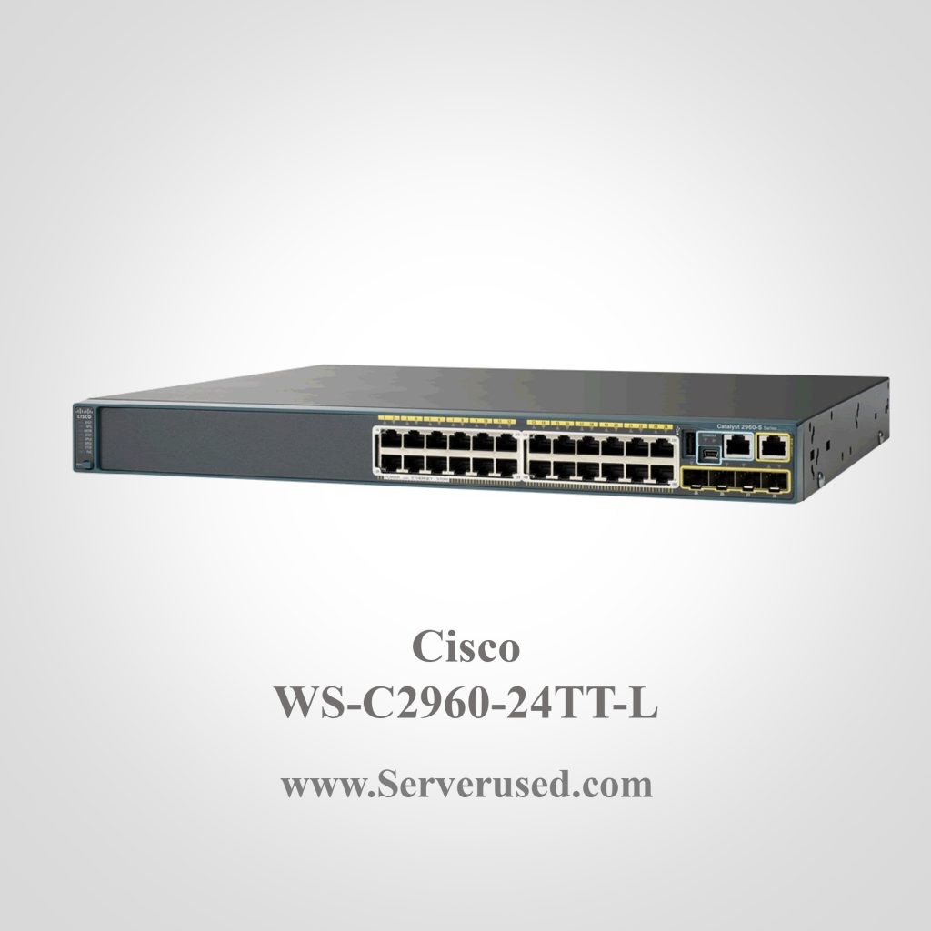 سوئیچ سیسکو کارکرده و استوک Cisco WS-C2960-24PC-L.