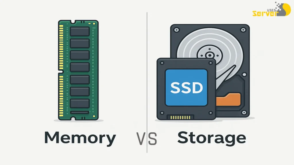 تفاوت بین مموری و فضای ذخیره سازی (Memory & Storage)