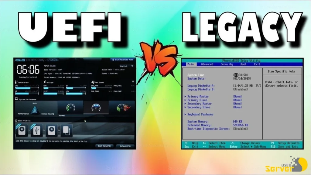 تفاوت بین UEFI و Legacy Boot | روش تبدیل هر یک به دیگری در سرورهای HPE